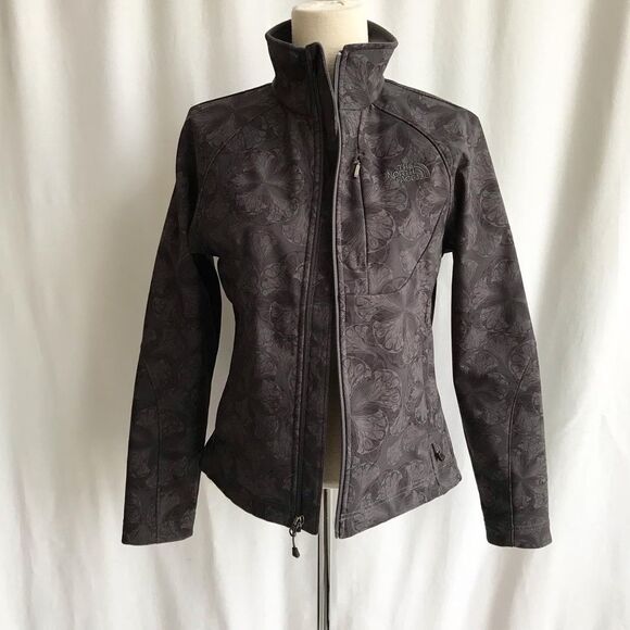 The North Face Apex gray print zip jacket size XS - Picture 2 of 9